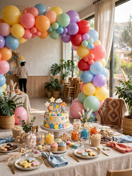 Decoración temática para fiestas infantiles