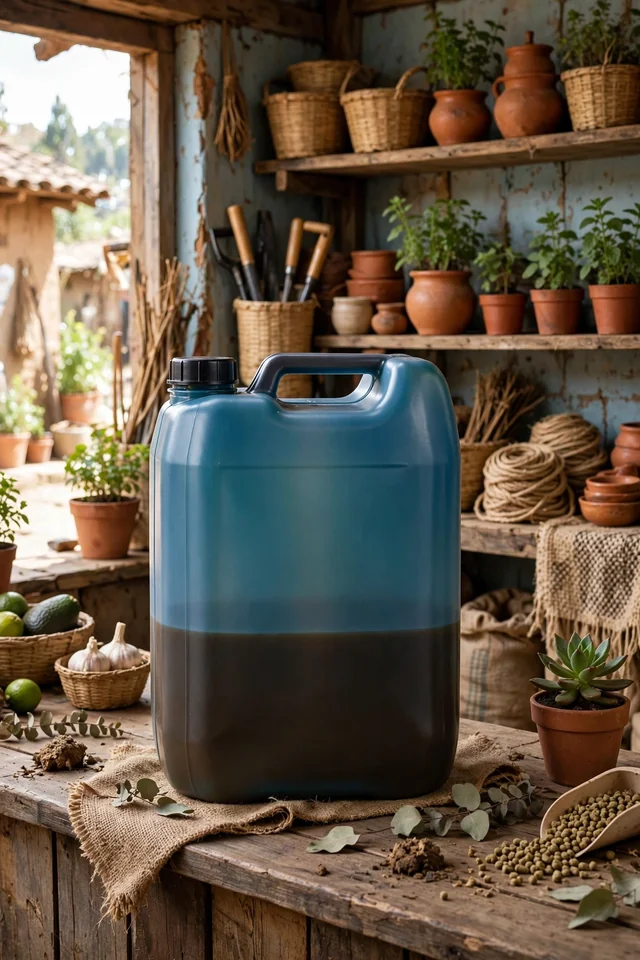 Fertilizante líquido orgánico AllpaFish en bidón de 20 litros