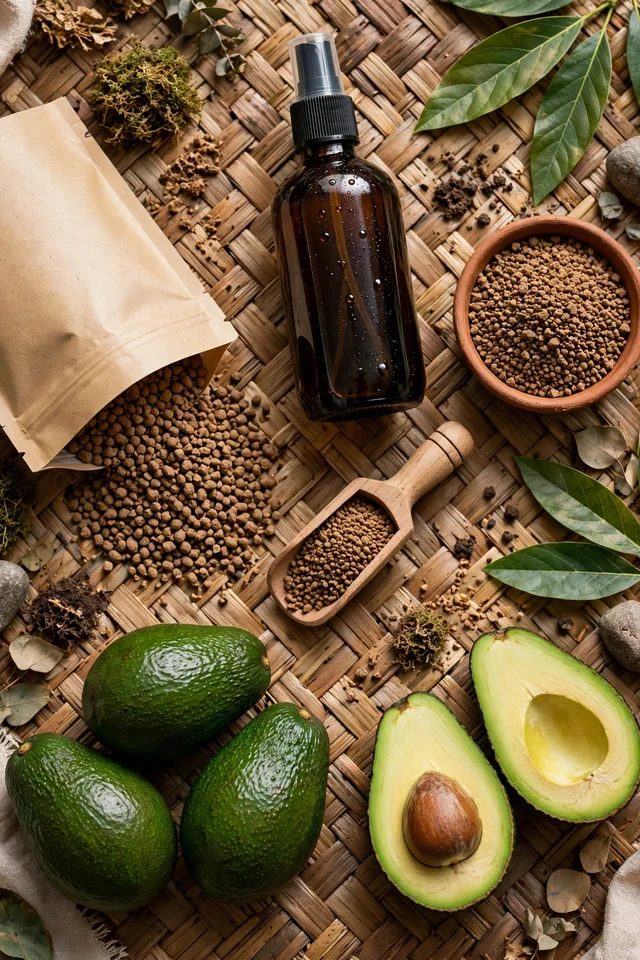 Abono orgánico foliar AllpaFish para palta por hectárea