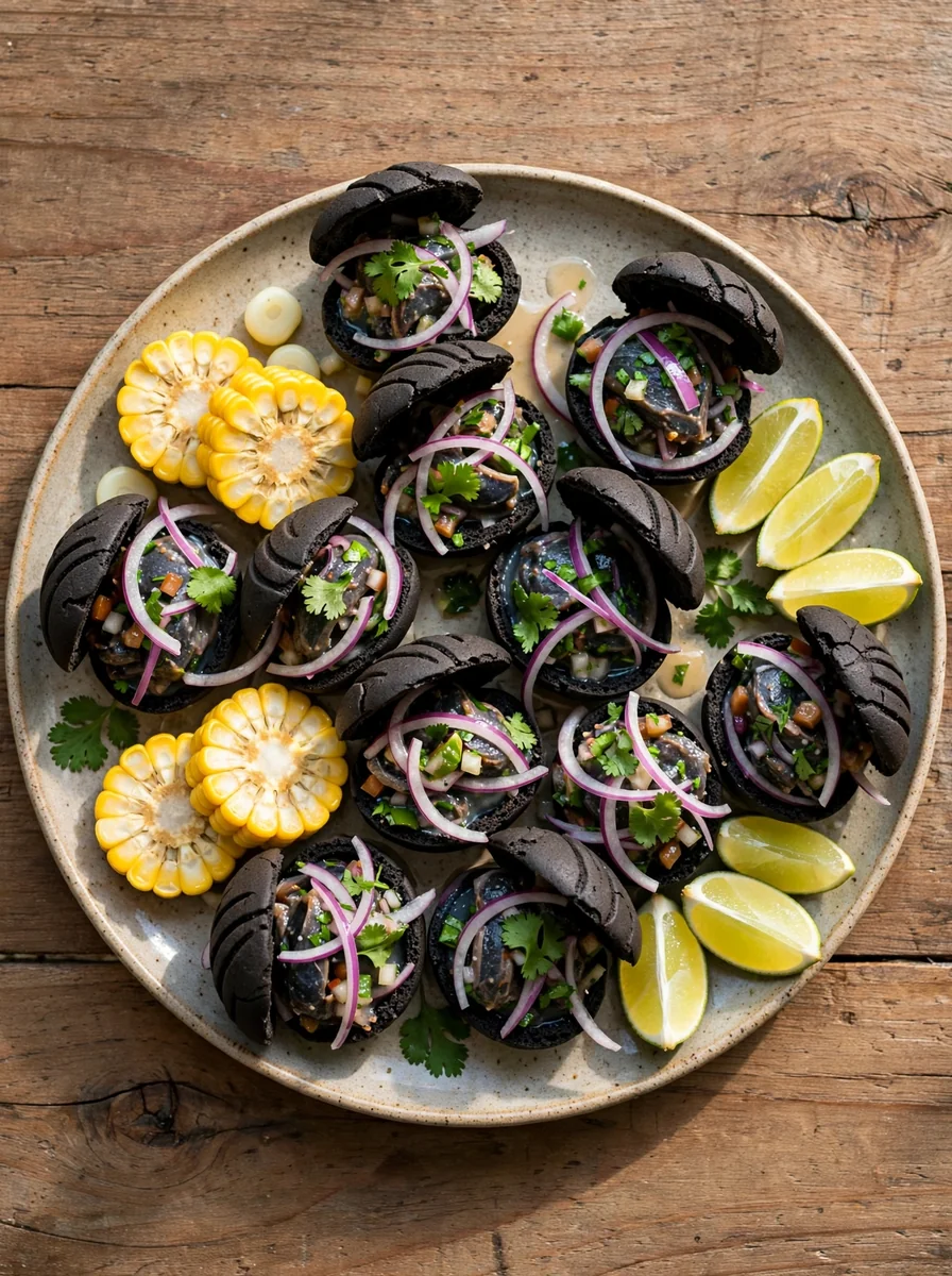 Ceviche de conchas negras