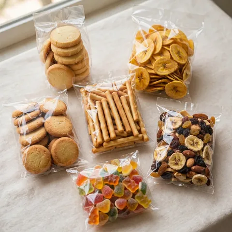 Snacks, galletas y golosinas