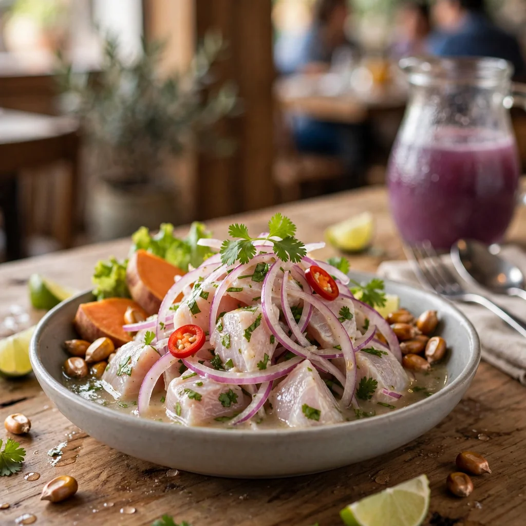 Ceviche de pescado