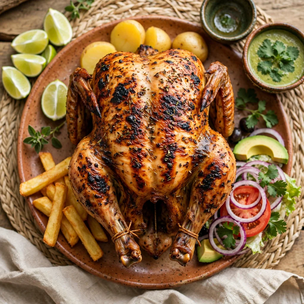 Pollo a la brasa entero
