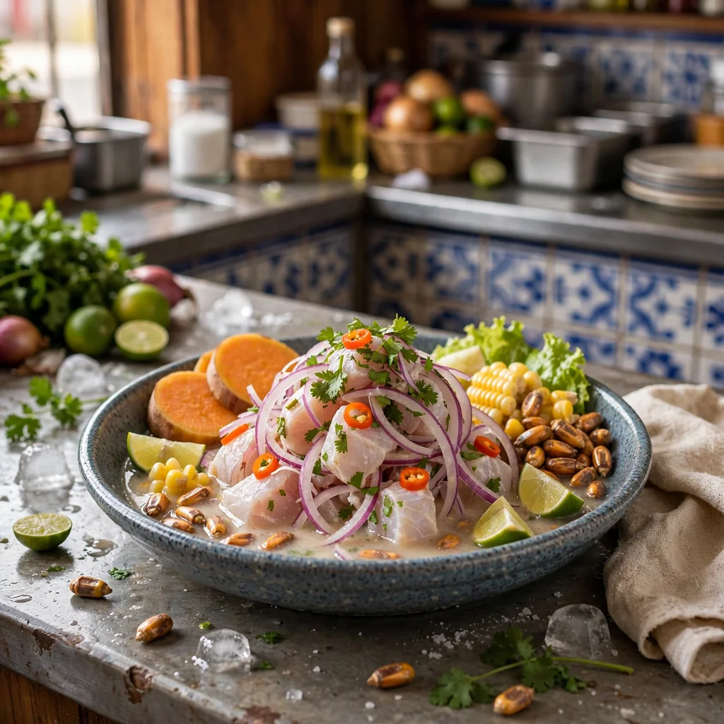 Ceviche de pescado