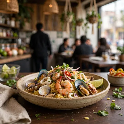 Arroz con mariscos
