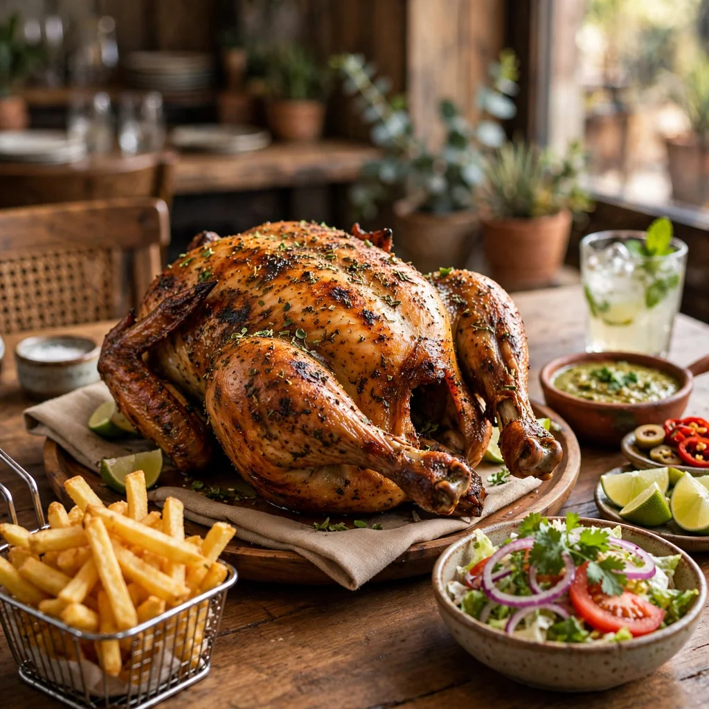 Pollo a la brasa entero