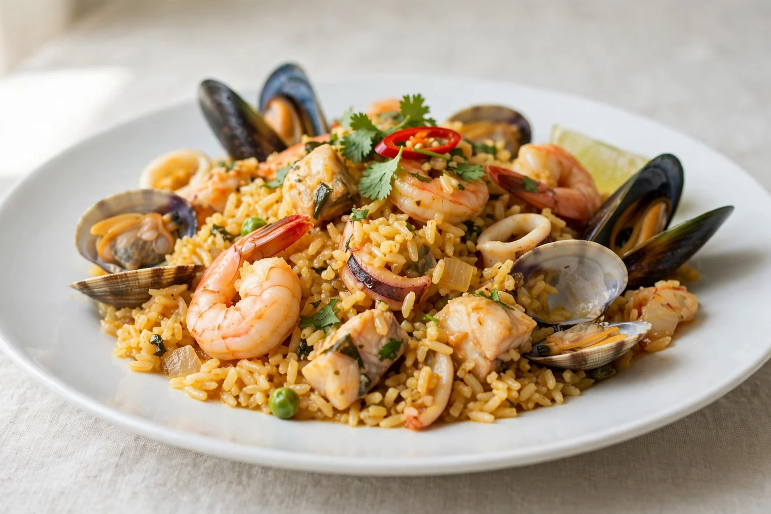 Arroz con mariscos