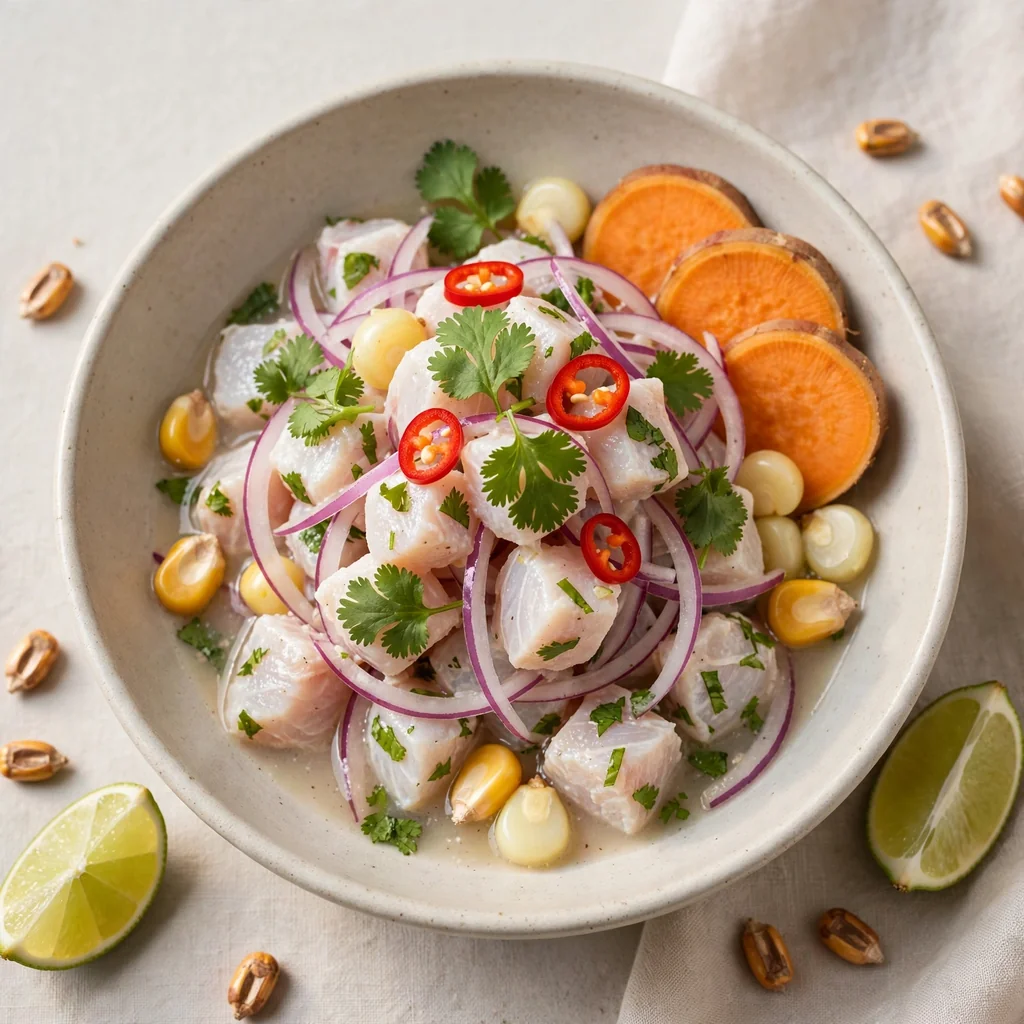 Ceviche de pescado