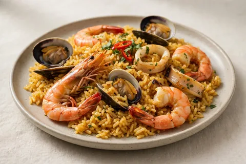 Arroz con mariscos