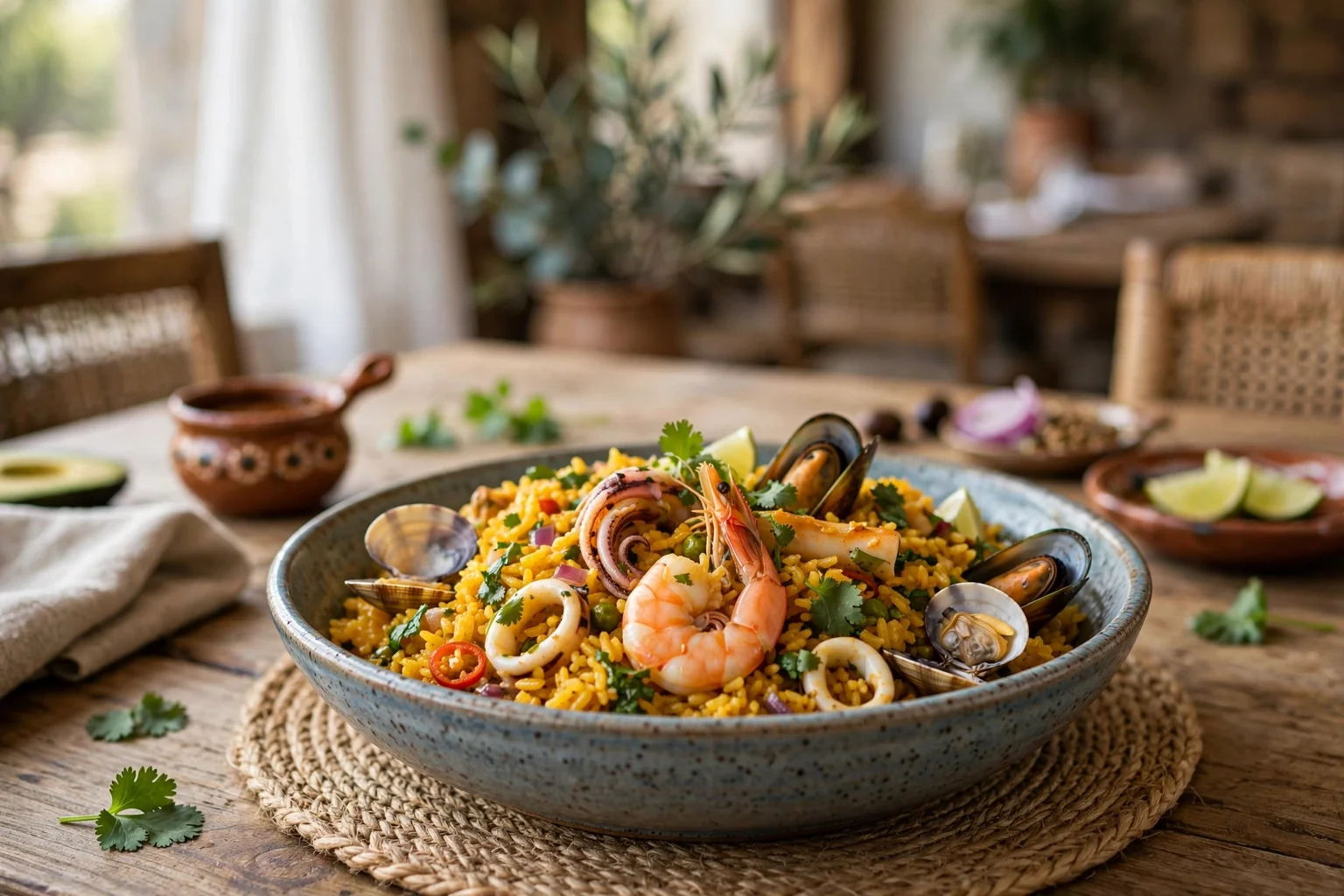 Arroz con mariscos