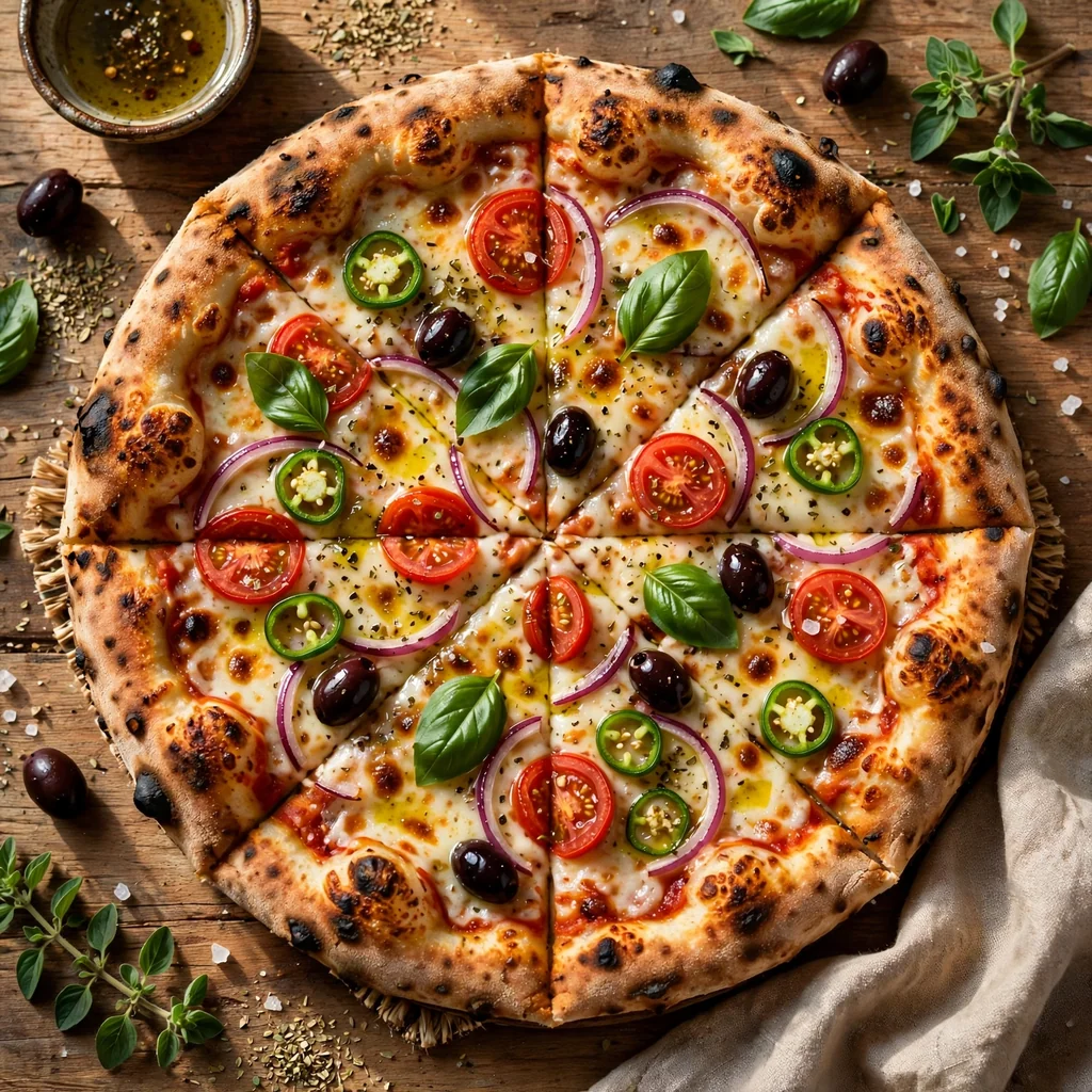 Pizza artesanal familiar