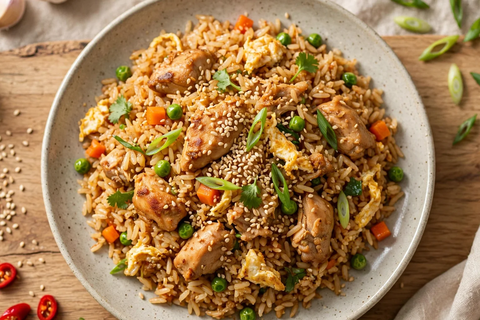 Arroz chaufa de la casa