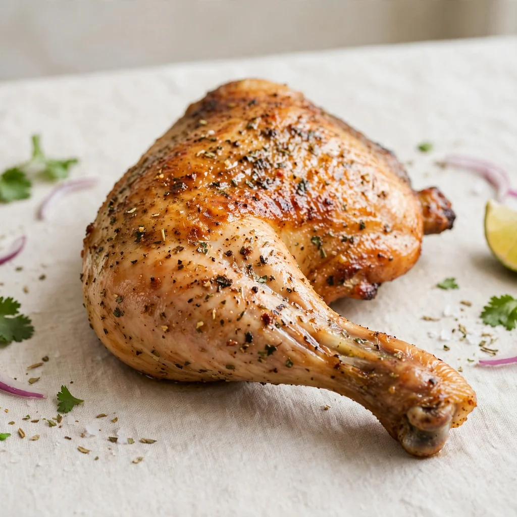 Cuarto de pollo a la brasa