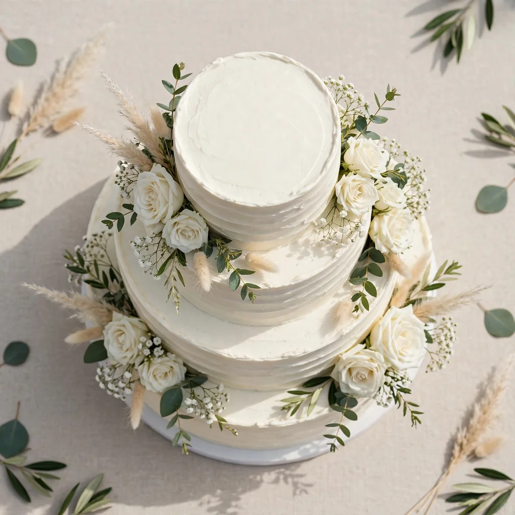 Tarta nupcial de varios pisos