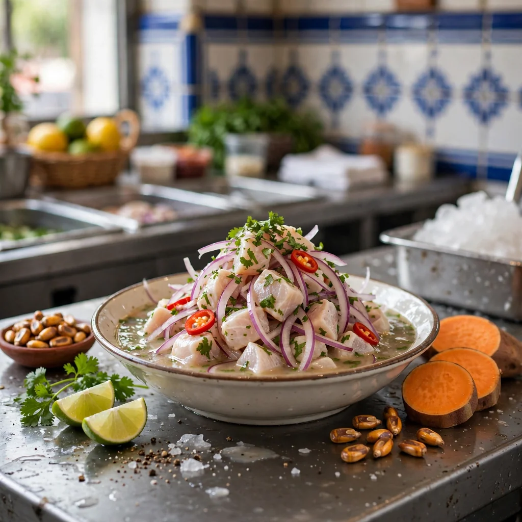 Ceviche de pescado