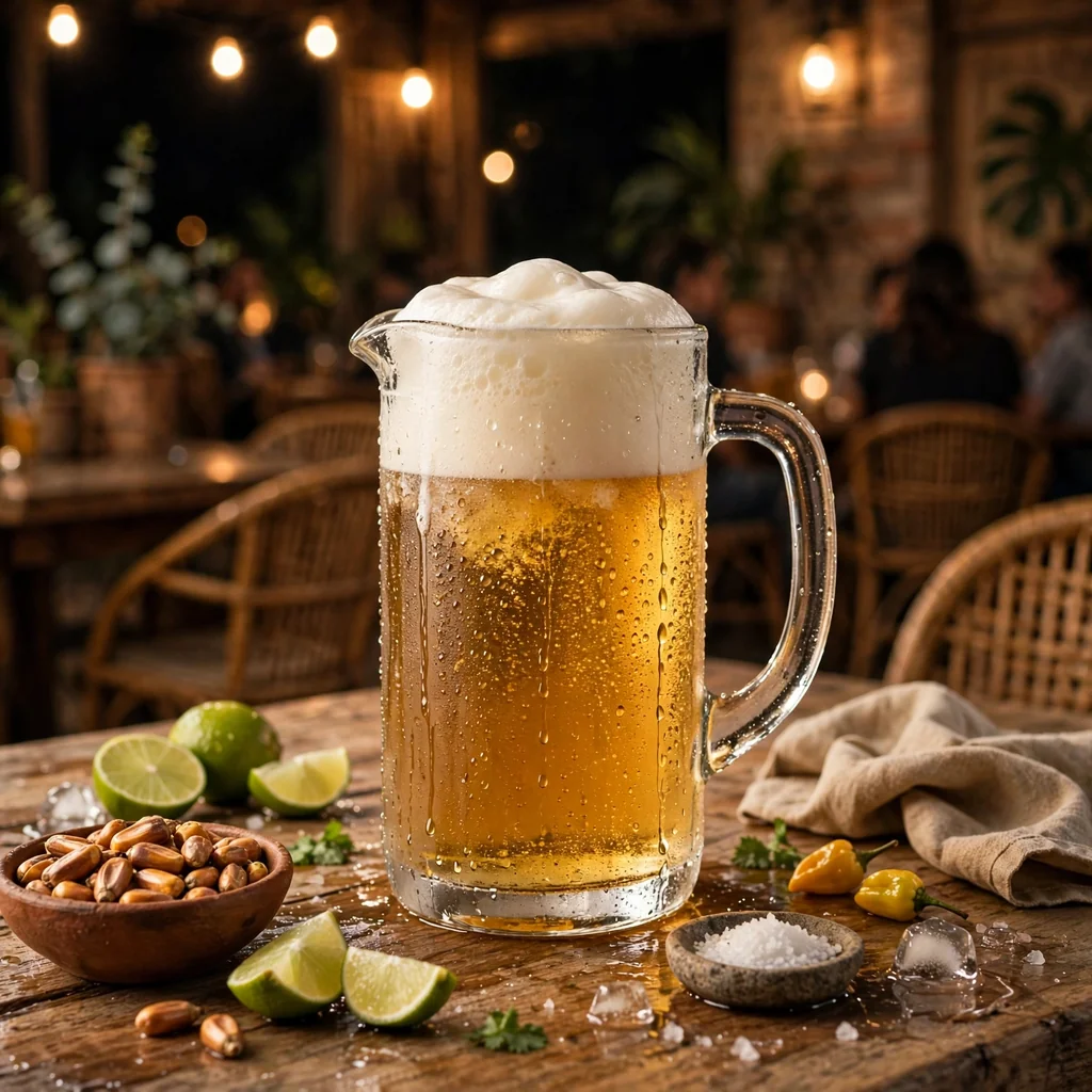 Jarra de cerveza helada