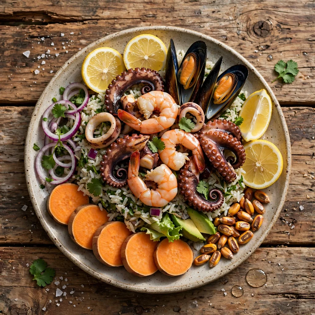Combinado de mariscos