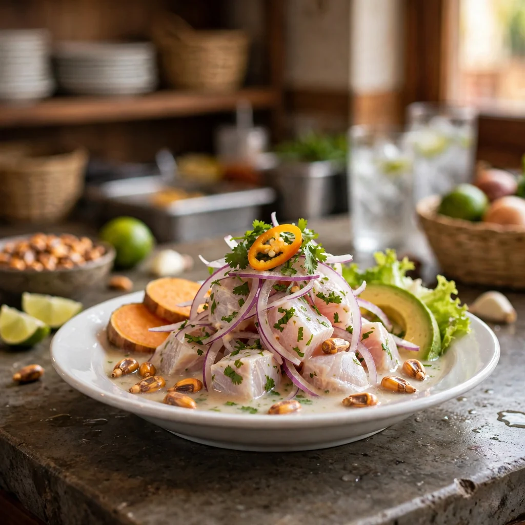 Ceviche de pescado