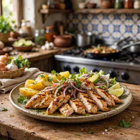 Pollo a la plancha