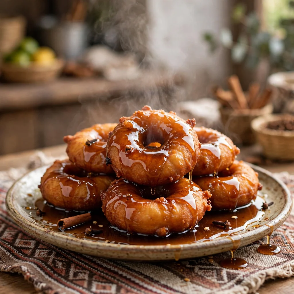 Porción de picarones
