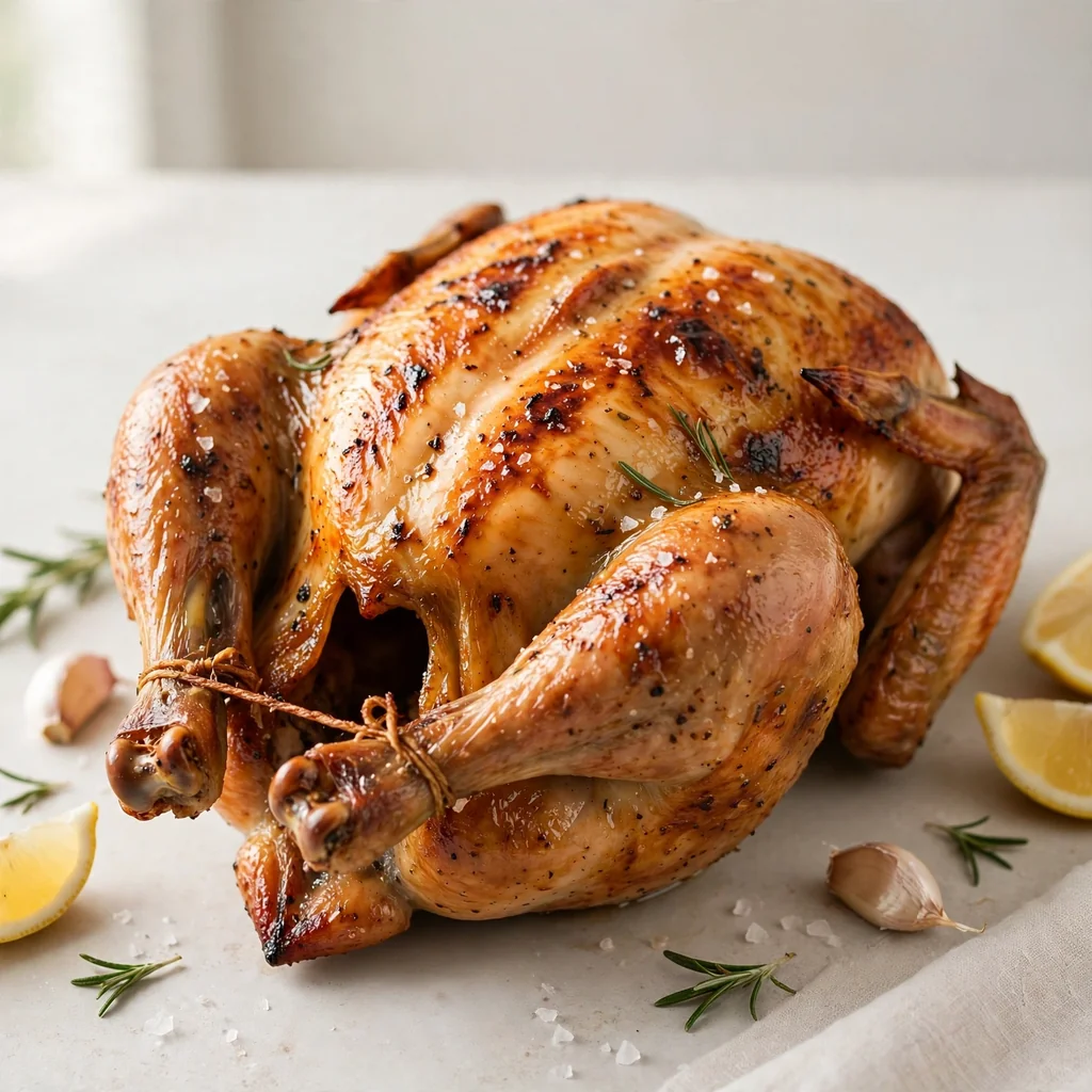 Pollo entero a la brasa