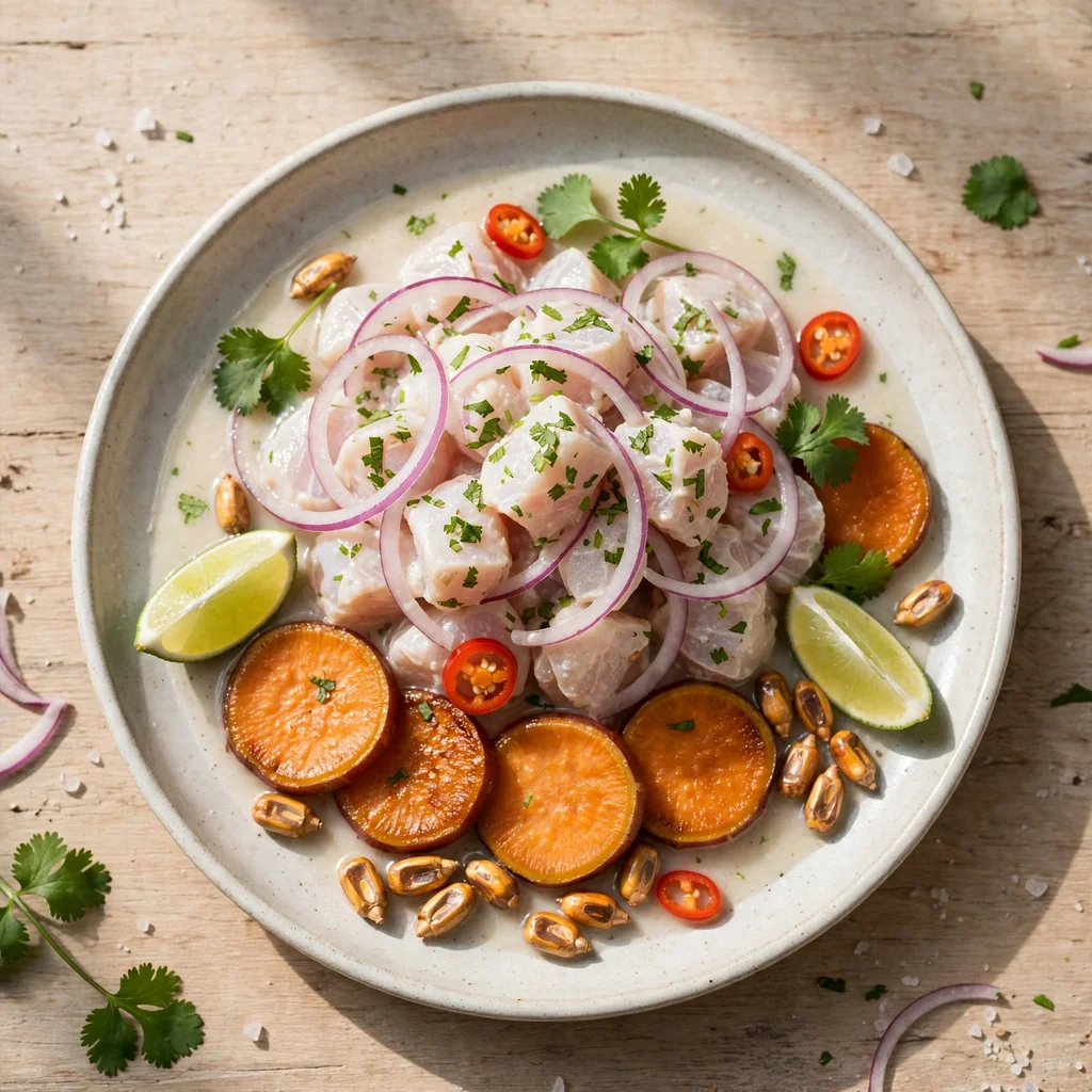 Ceviche de pescado