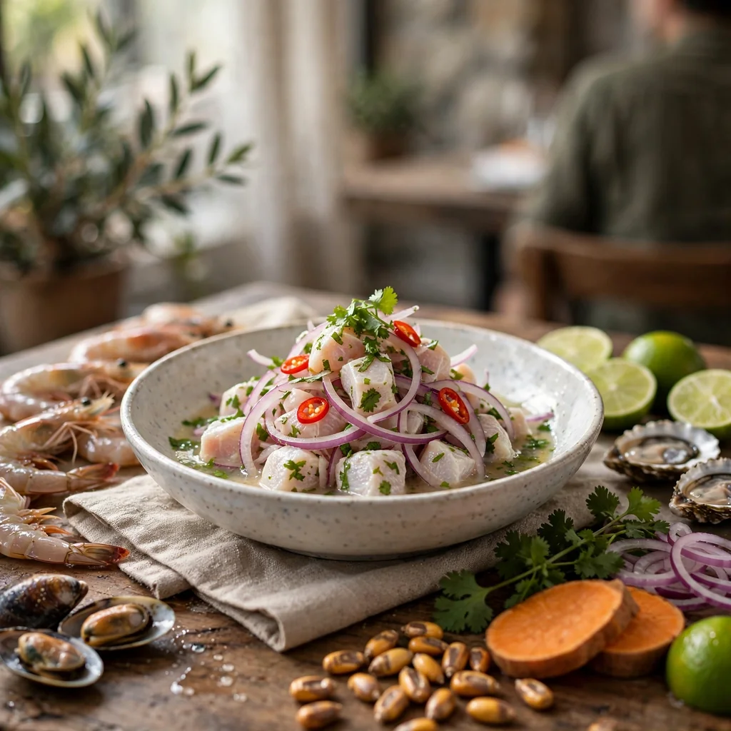 Ceviche de pescado