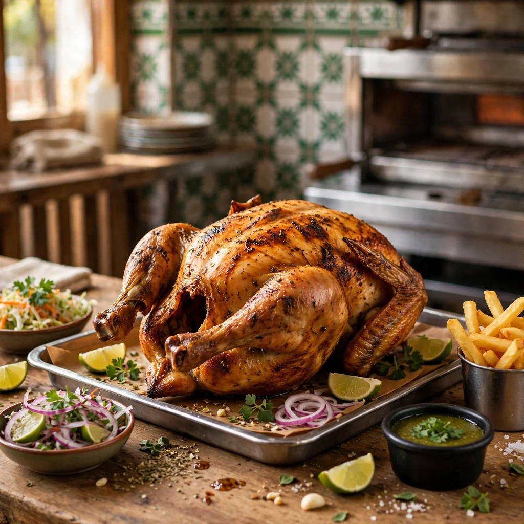 Pollo a la brasa entero