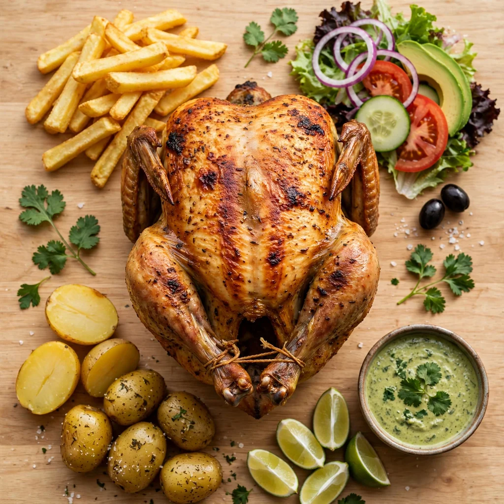 Pollo a la brasa entero