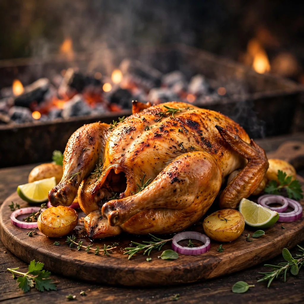 Pollo a la brasa entero