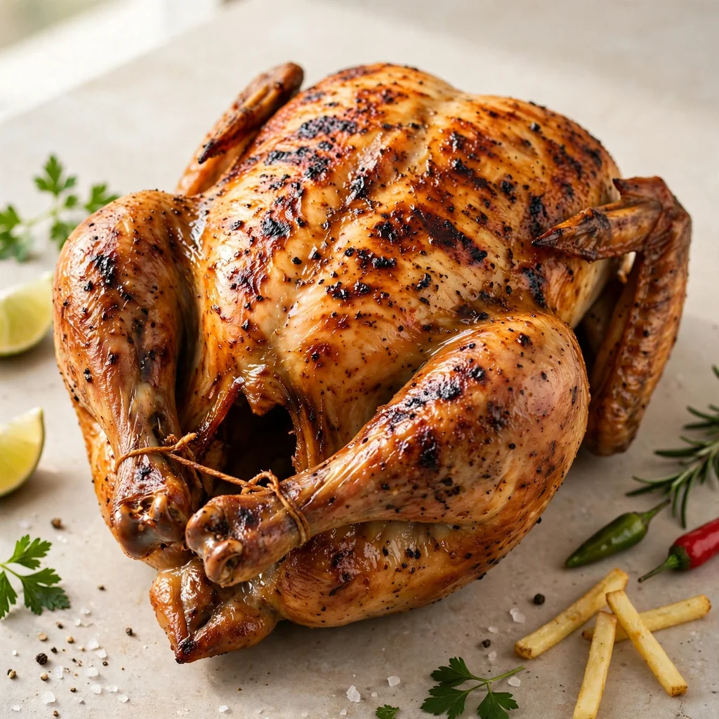 Pollo a la brasa entero