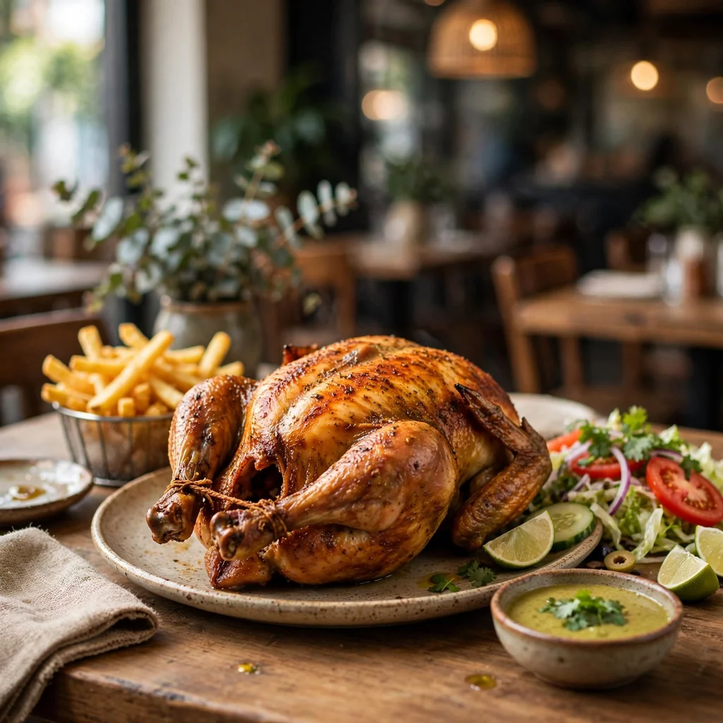 Pollo a la brasa entero