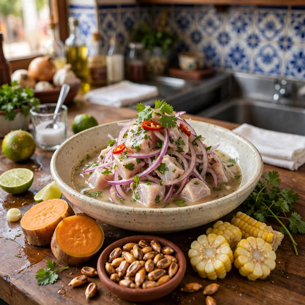 Ceviche de pescado