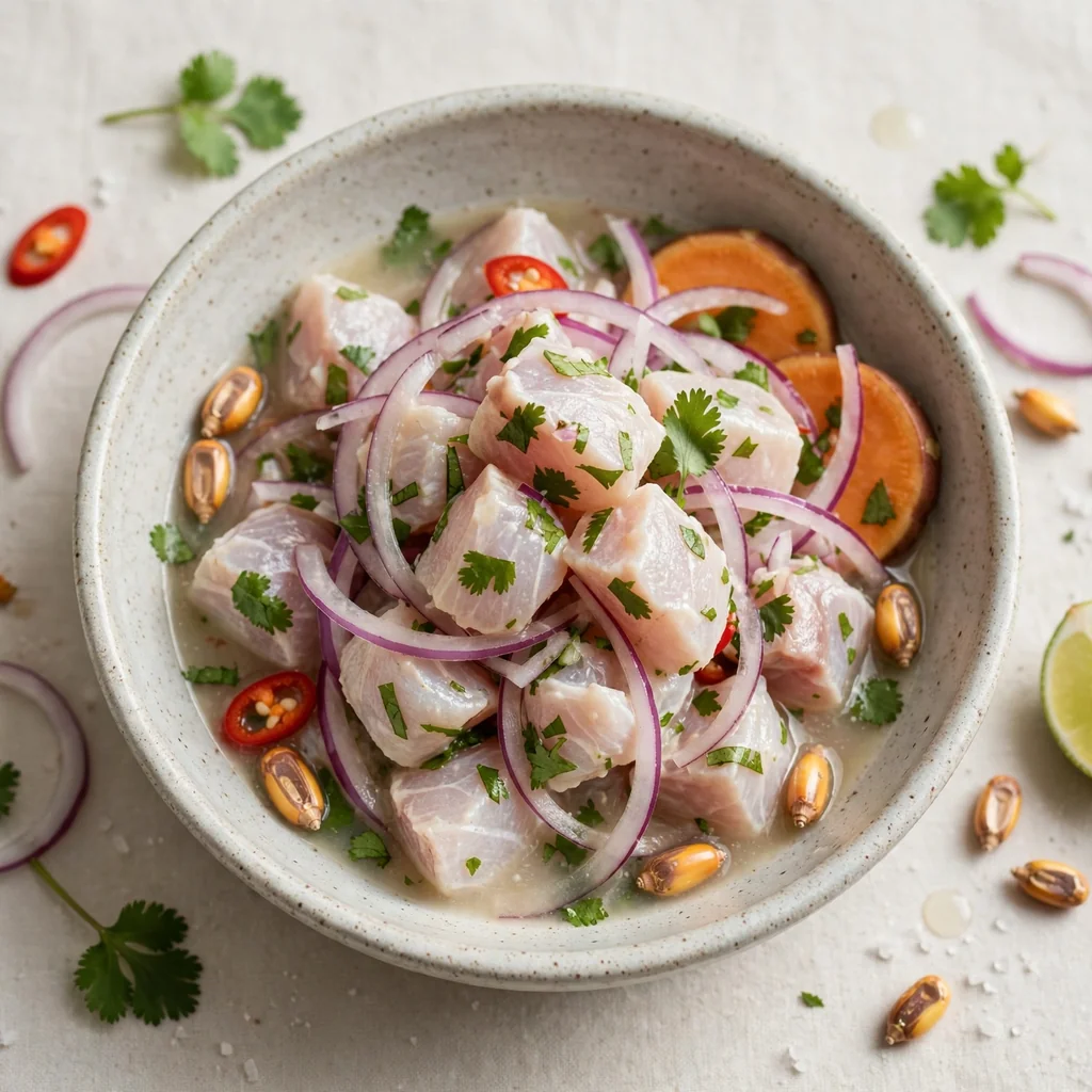 Ceviche de pescado