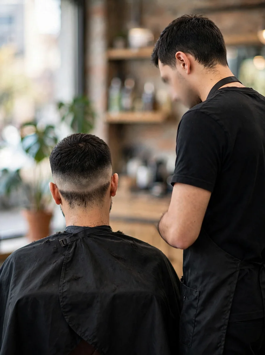 Corte de cabello y degradado