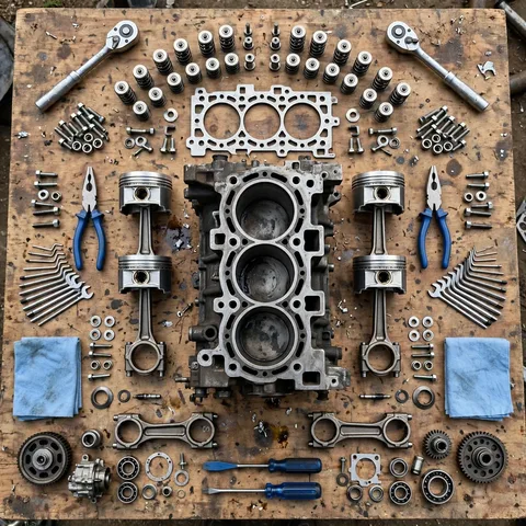 Reparación de motor