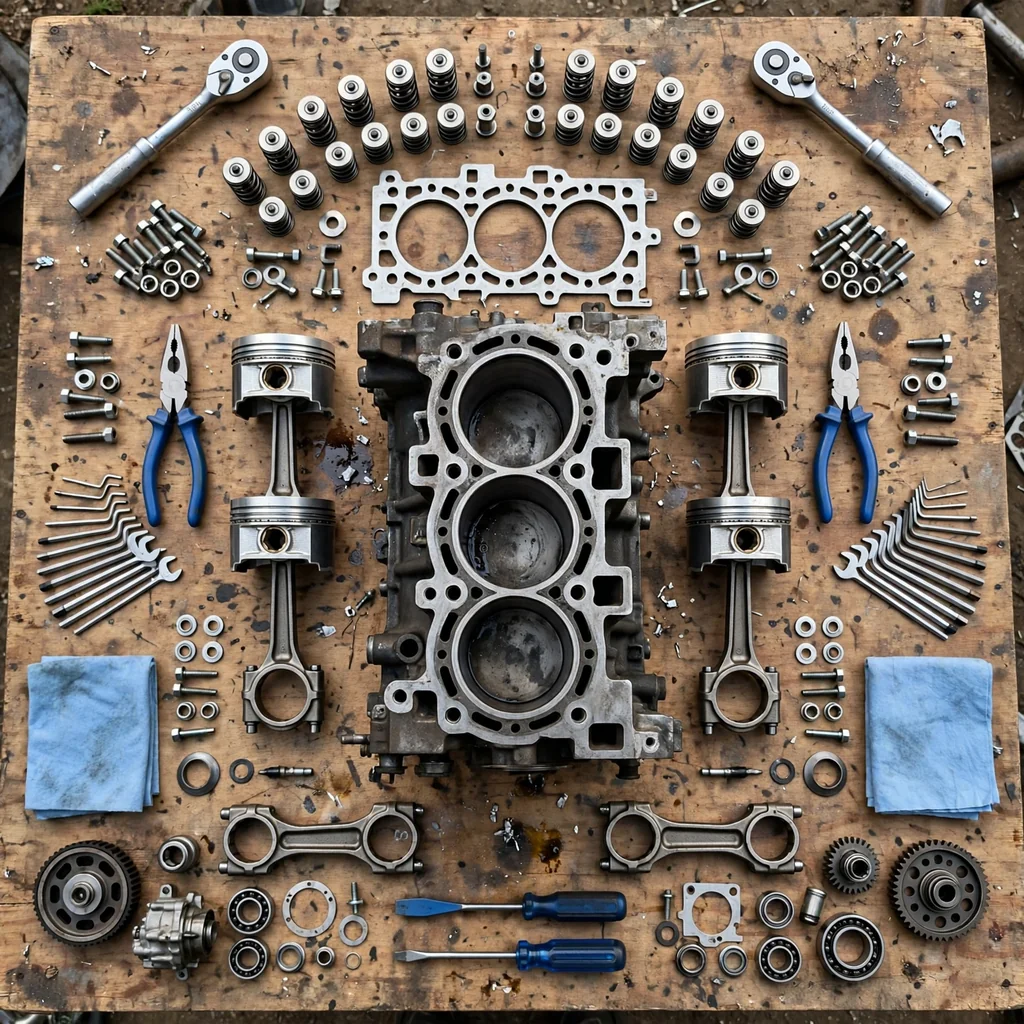 Reparación de motor
