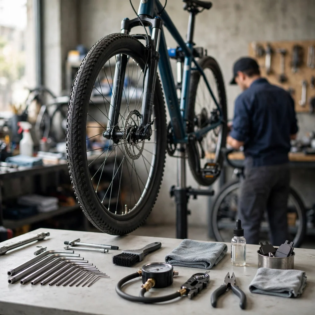 Mantenimiento y ajuste de bicicleta
