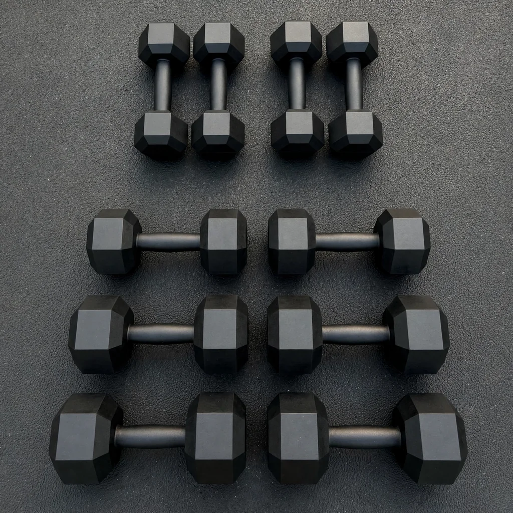 Mancuernas para entrenar en casa
