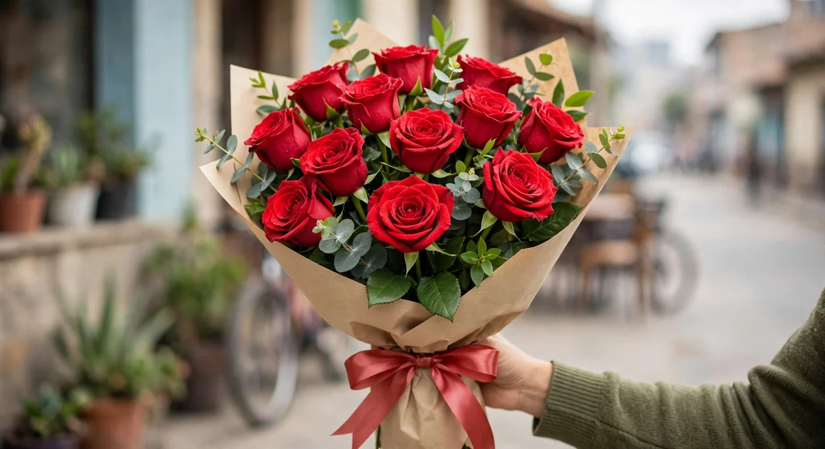 Ramo de flores frescas