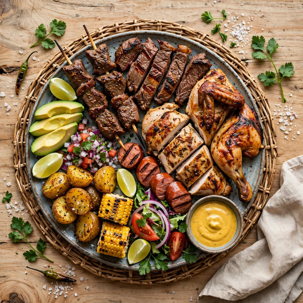 Parrilla mixta para compartir