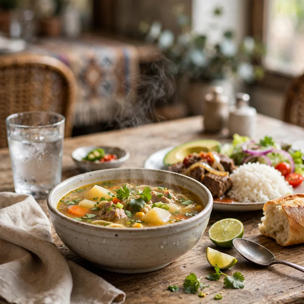 Menú del día con sopa