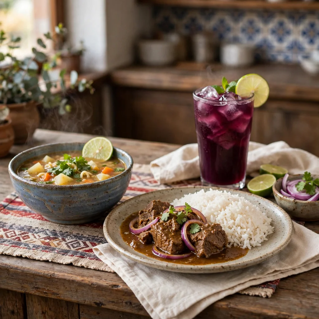 Menú del día con refresco