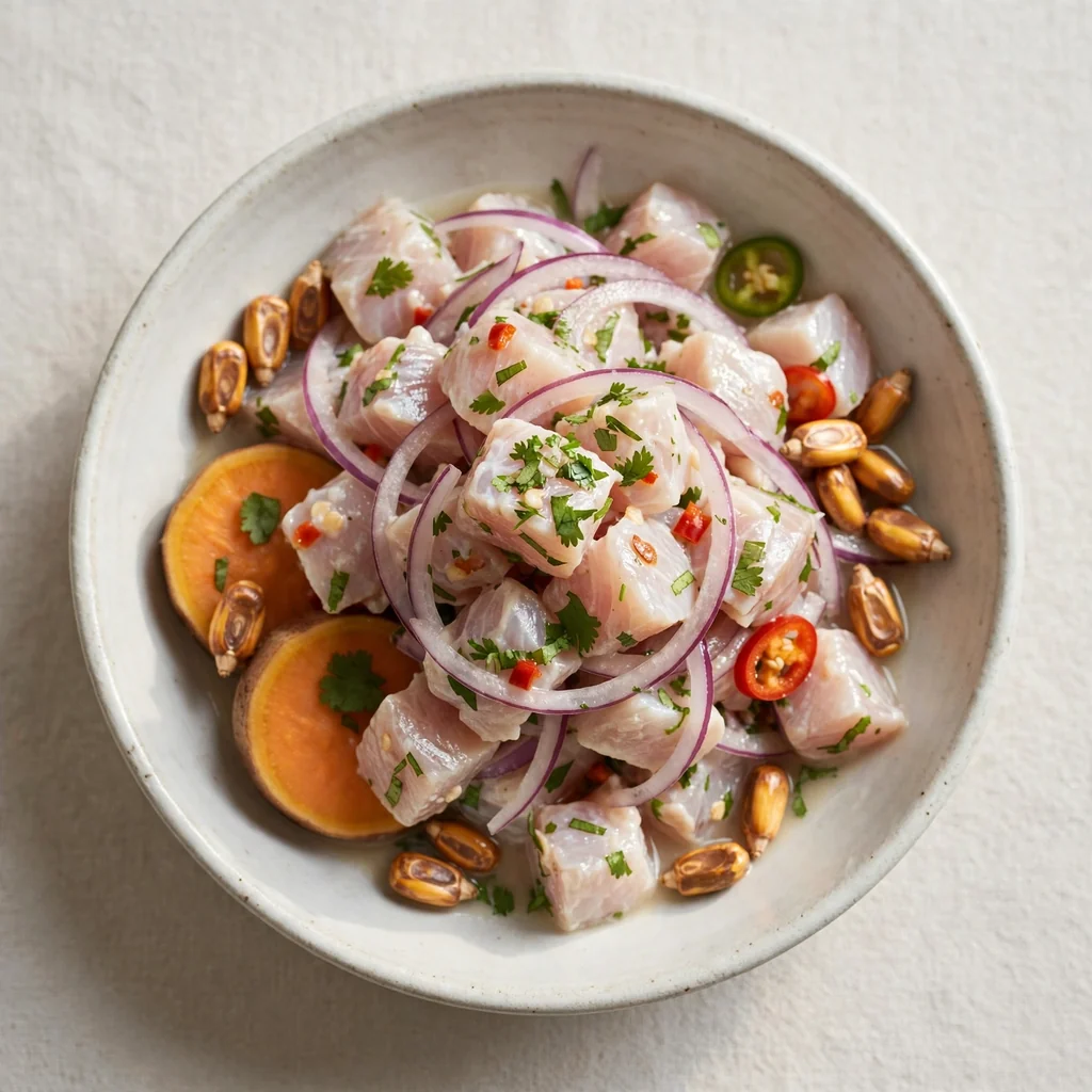 Ceviche de pescado