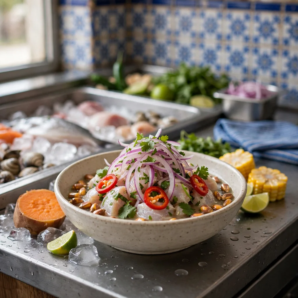 Ceviche de pescado