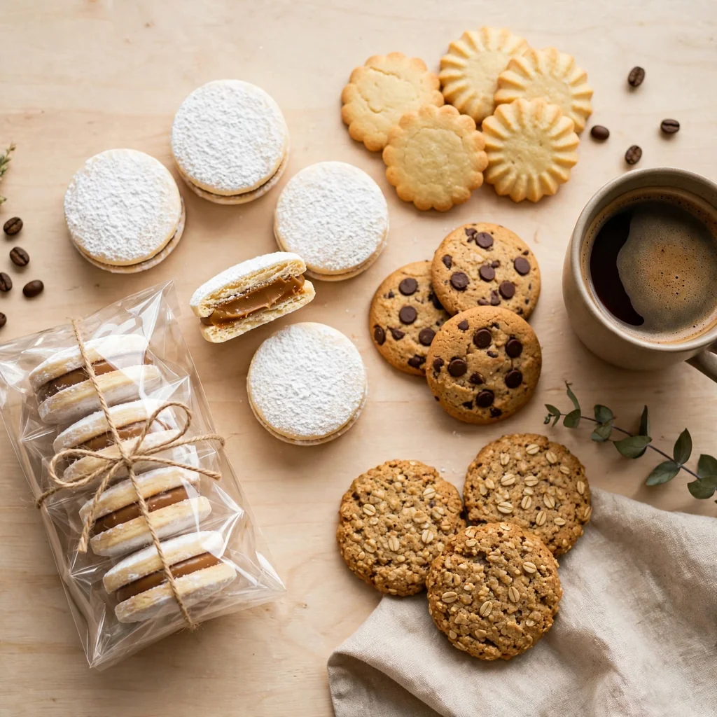 Galletas y alfajores de la casa