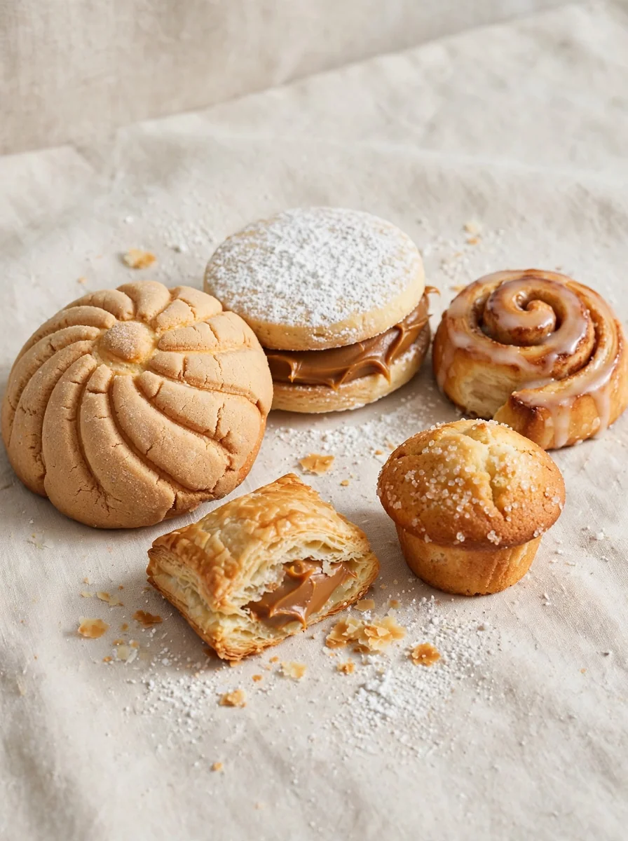 Panes dulces y pastelitos