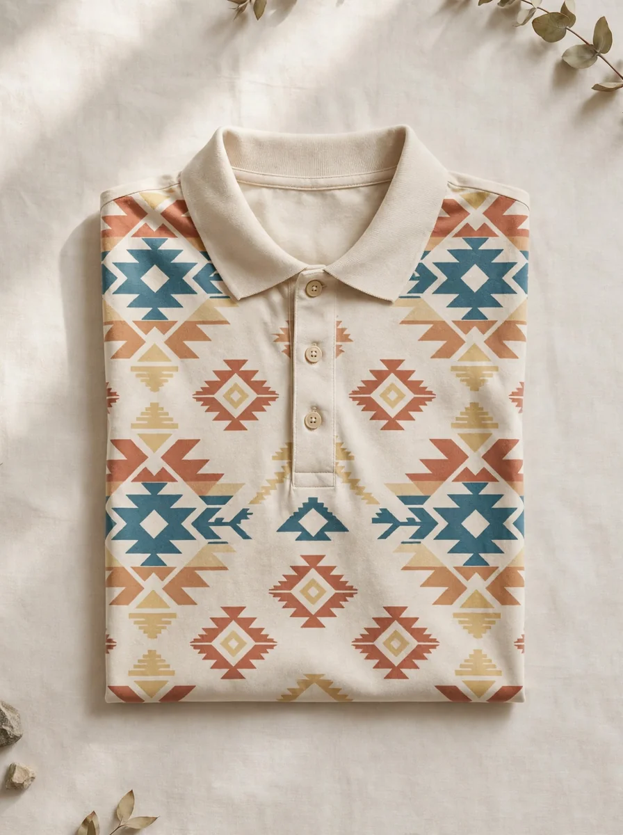 Polo estampado