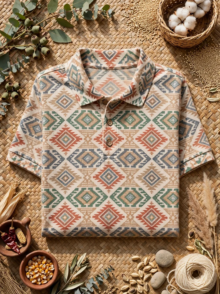 Polo estampado