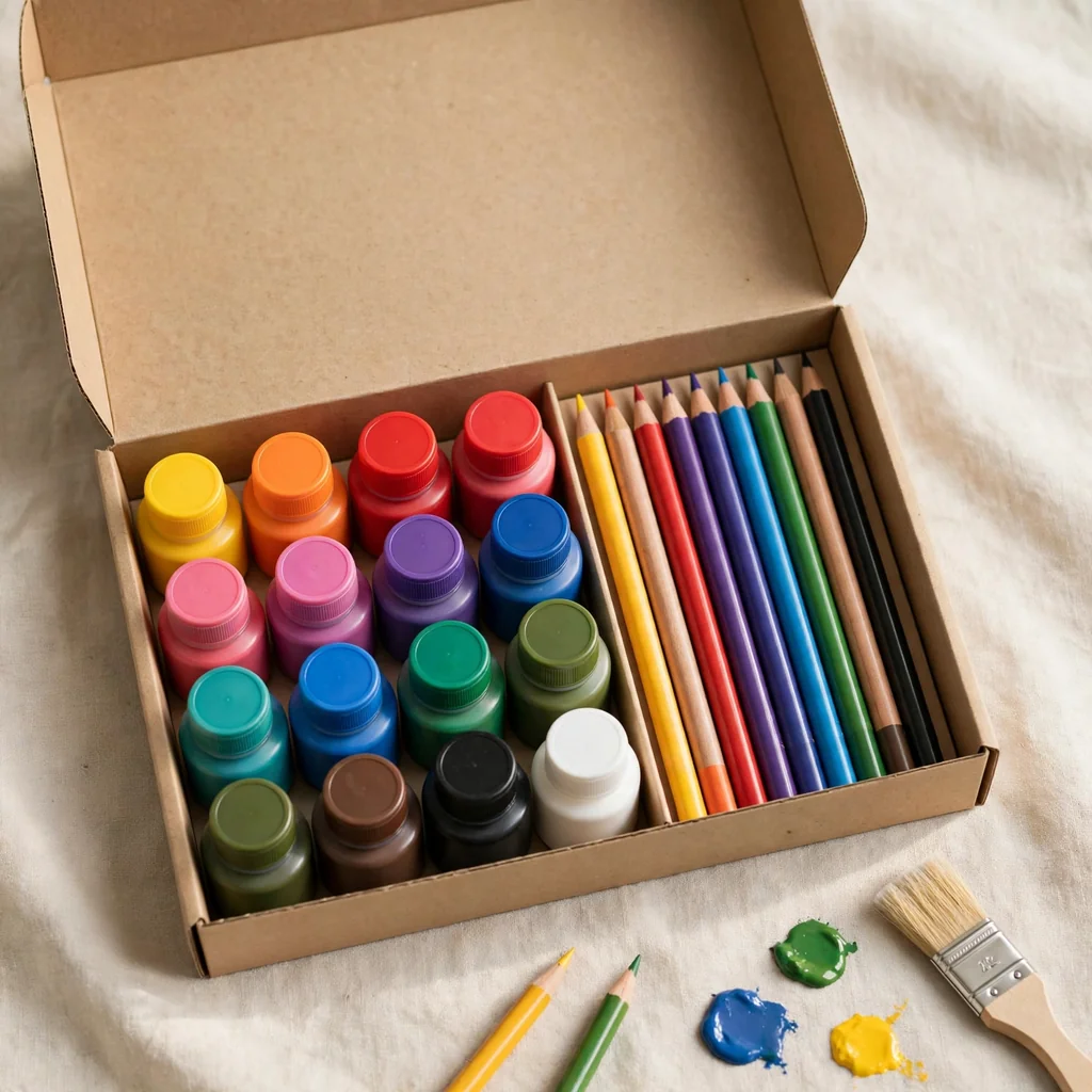 Set de témperas y colores